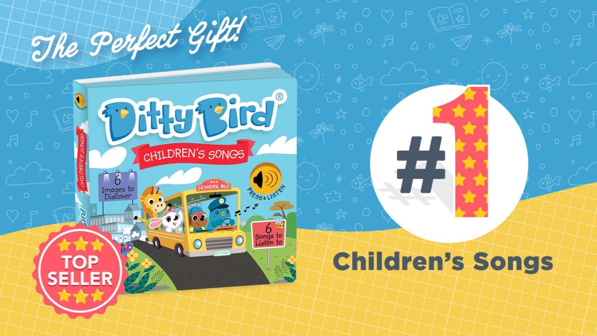 Livres musicaux Ditty Bird Édition Couleurs | Jouets Montessori pour tout-petits | Jouets sensoriels pour enfants | Livre sonore de comptines de la Livres musicaux Ditty Bird Édition Couleurs | Jouets Montessori pour tout-petits | Jouets sensoriels pour enfants | Livre sonore de comptines de la