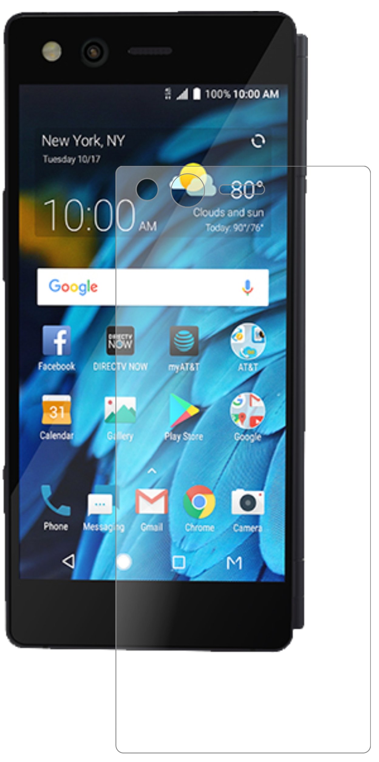 Dipos 6 Pellicole Protettive Per ZTE Axon 9 Pro - Crystalclear, Taglio Laser, Made In Germany - 2