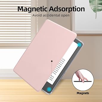Case with Hand Strap for Kindle Paperwhite 5th/6th/7th Gen, Sakura Pink