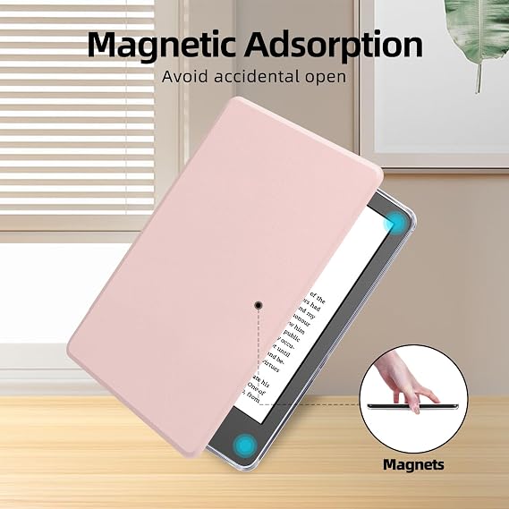 Case with Hand Strap for Kindle Paperwhite 5th/6th/7th Gen, Sakura Pink
