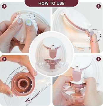 Replacement Pump Parts Compatible with Momcozy M9 Pump Parts Include 2PCS Duckbill Valves & 2PCS Diaphragms for momcozy m9 Replacement Parts (4PCS)