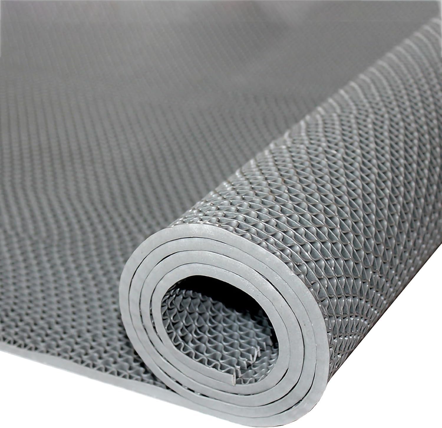 QYMYOZ Non-slip PVC Drainage Mat For Wet AreasHeavy Duty Restaurant Bathroom(Grey,120cmx500cm)