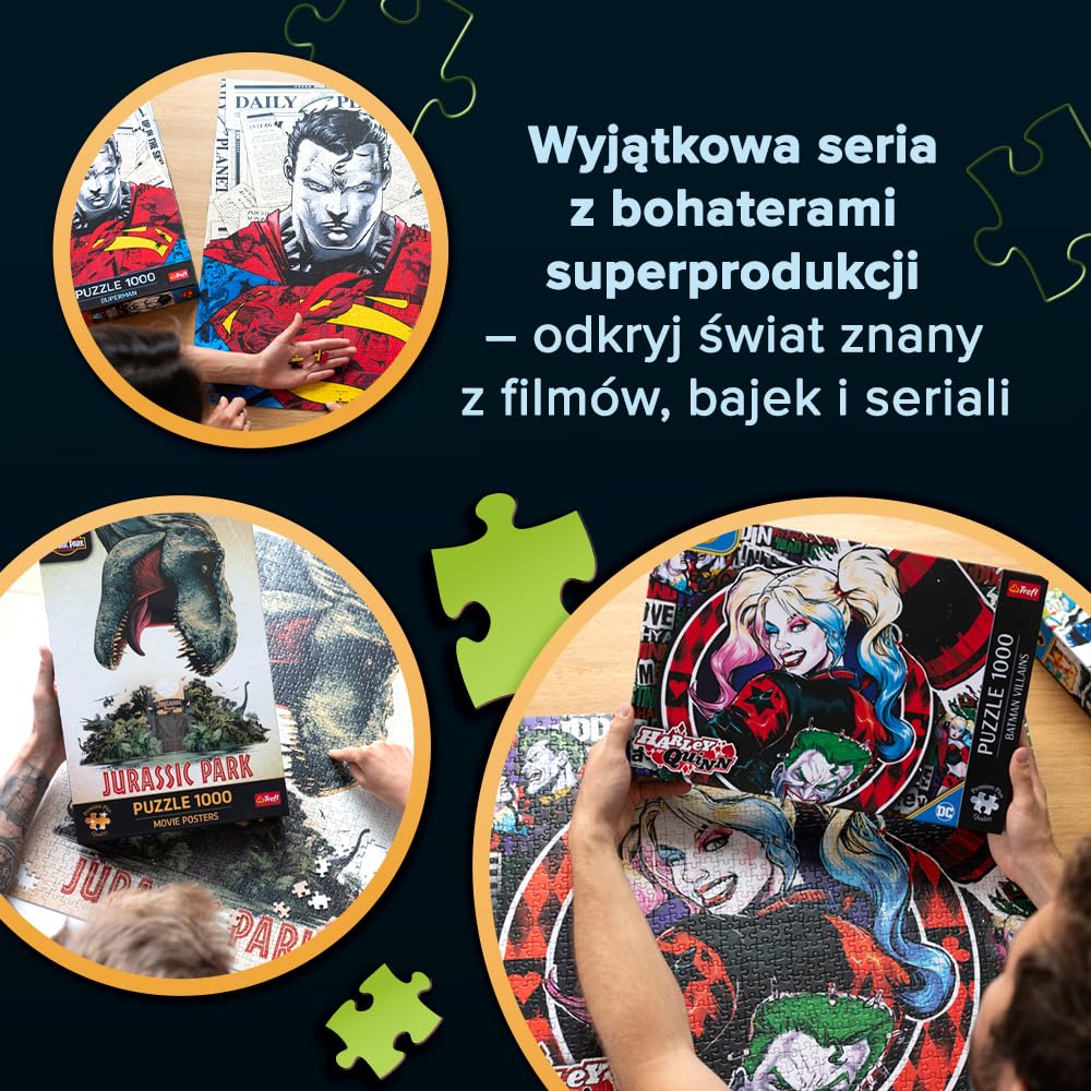 Trefl - Puzzle 1000 Elementów, Marvel Heroes, Premium Plus, Marvel