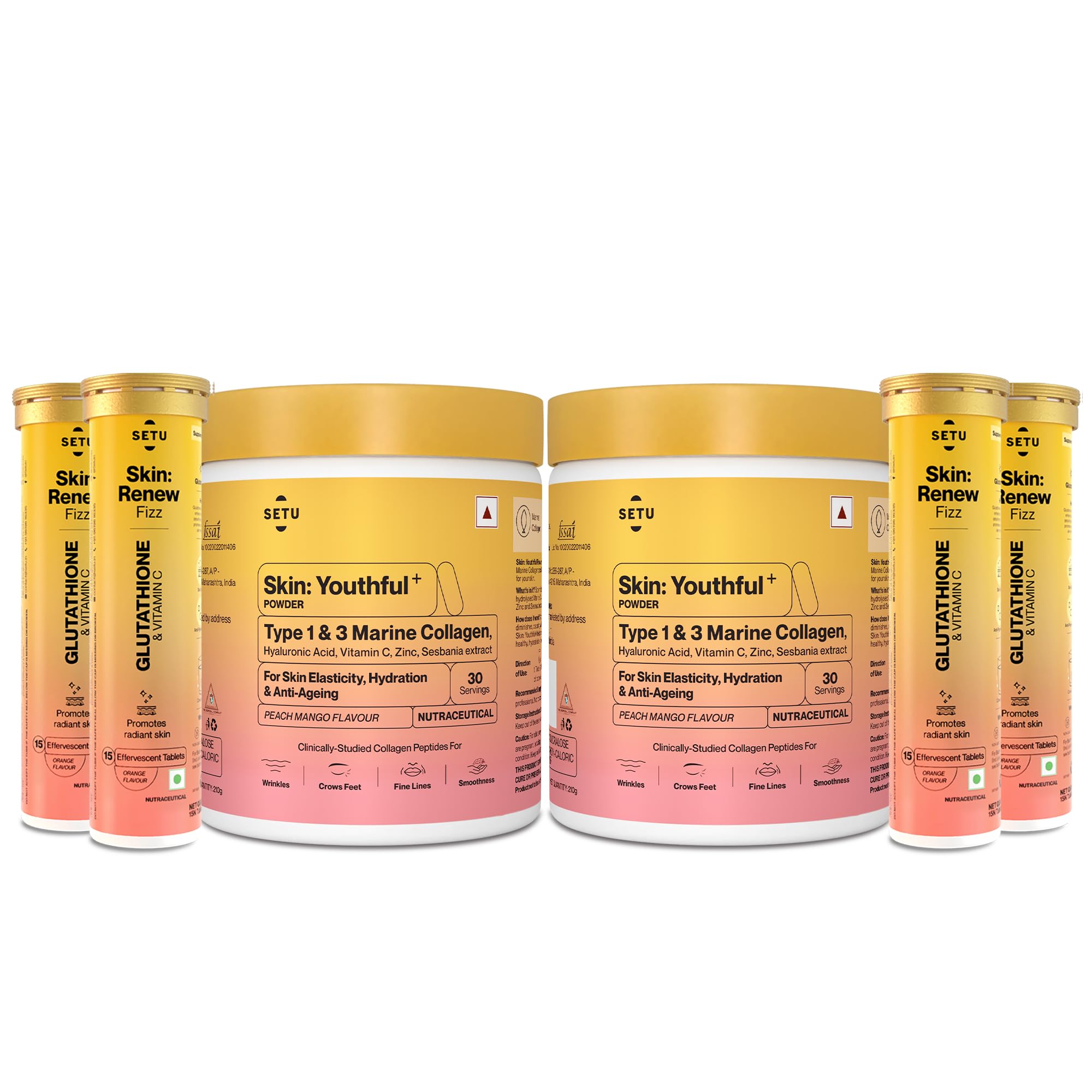 See full amazon price history chart for Setu Skin Renew Glutathione Fizz 30 Tablets for Skin Glow & Brightness with Skin Youthful Marine Collagen Powder (Peach Mango,210 g) | Fight Fine Lines & Wrinkles | Powered by Master Antioxidant Glutathione | Promotes Radiant Skin | Skin Supplements Setu Skin Renew Glutathione Fizz 30 Tablets for Skin Glow & Brightness with Skin Youthful Marine Collagen Powder (Peach Mango,210 g) | Fight Fine Lines & Wrinkles | Powered by Master Antioxidant Glutathione | Promotes Radiant Skin | Skin Supplements (B0DCSC59FC) Amazon Price History, Amazon Price Tracker