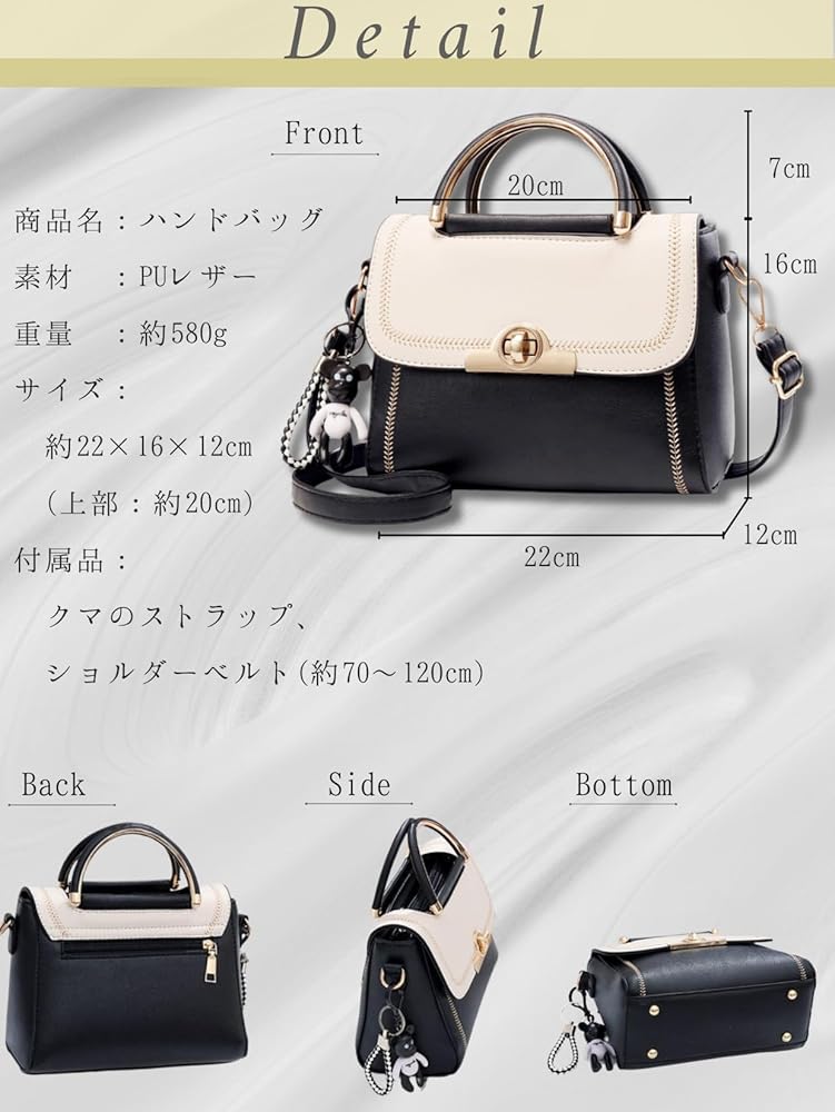 Amazon | [MYSKUFT] ショルダー バッグ ハンドバッグ ミニバッグ