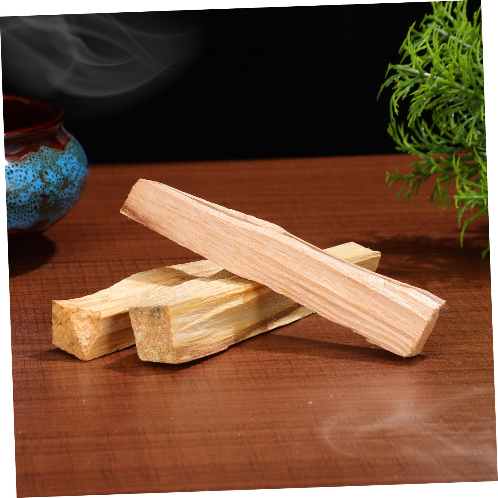 Cabilock Palitos Aromáticos de Madera de Palo Santo 50g, Incienso Natural Hogar, Uso Versátil, 3-5 Varillas