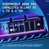 SanDisk WD_Black SN850P SSD M.2 PCIe NVMe 2 to – Licence Officielle pour Consoles Playstation5 – jusqu'à 7 300 Mo/s - 4