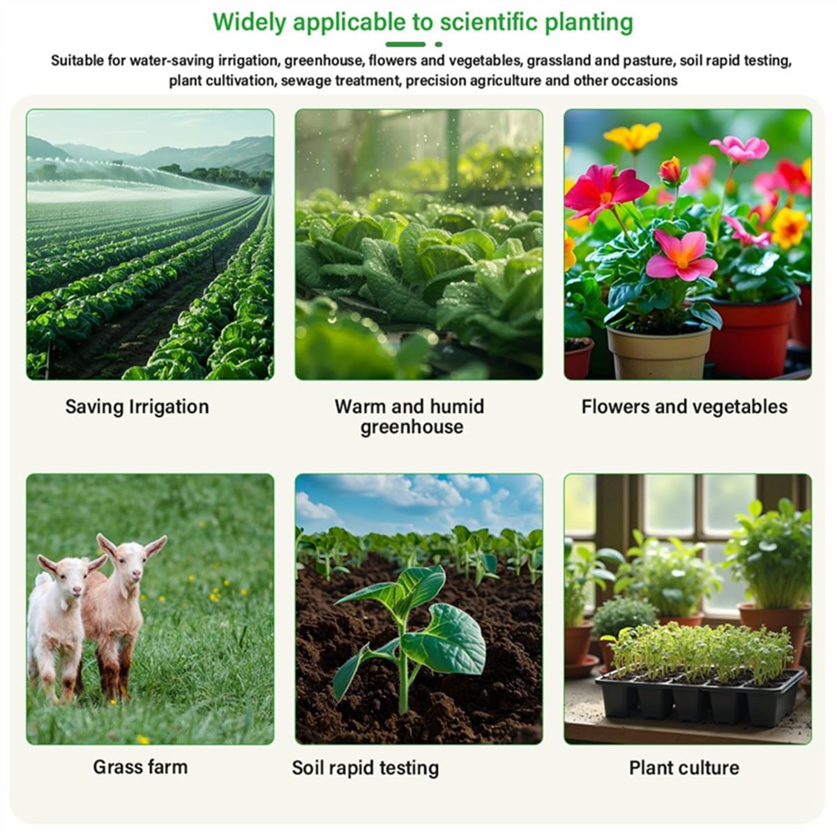Misuratore di PH del Terreno per Giardino Intelligente, Analizzatore di Umidità del Terreno, Agricoltore Domestico per Agricoltore Domestico In