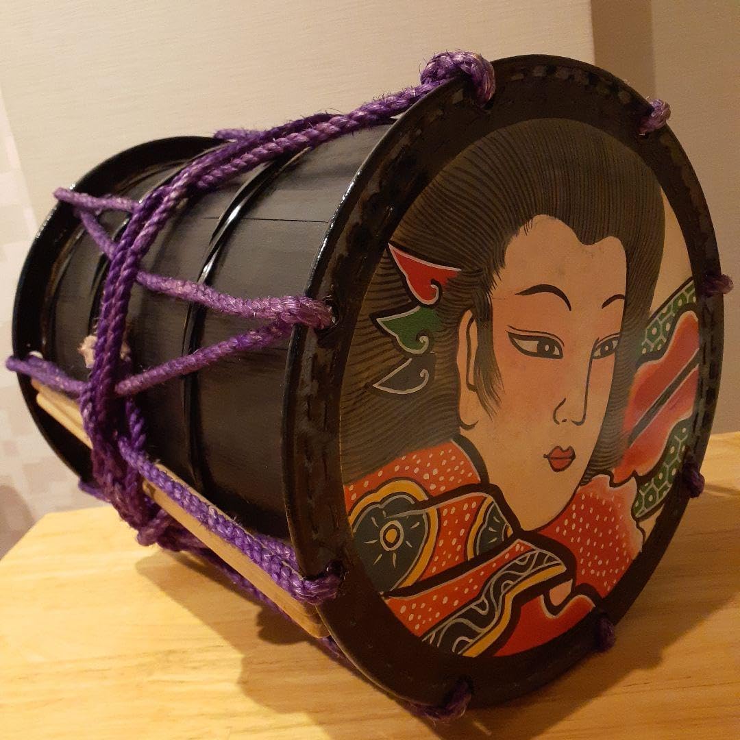 美品 和太鼓 桶胴太鼓 三浦太鼓 彌市 1尺5寸 46cm 長胴 宮太鼓 ケース 美品 和太鼓 桶胴太鼓 三浦太鼓 彌市 1尺5寸 46cm 長胴 宮太鼓 ケース