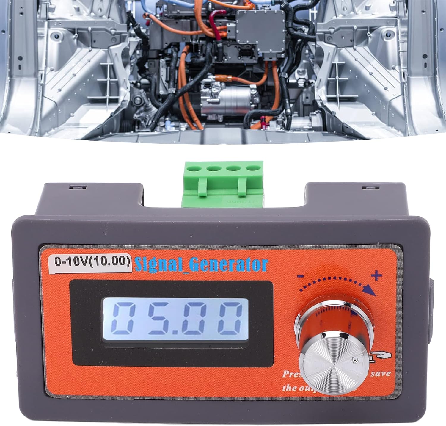 ABS DC 0‑10V Voltage Signal Generator, High Accuracy Adjustable Voltage Signal Simulator, Multiple Protections Voltage Simulator for Electrical Machiner