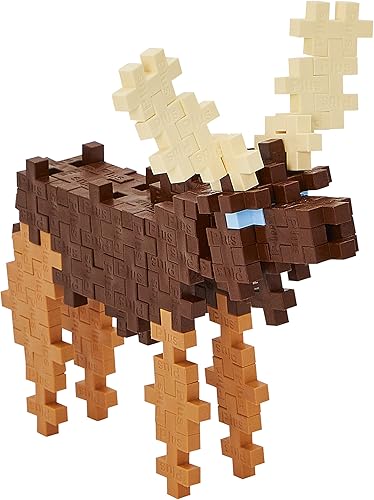 Miniatura 3 de Plus Plus Juego de bloques de construcción de figuras de animales 3D, 70 piezas de rompecabezas entrelazadas, divertidos juguetes STEM para niños,