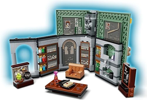 Miniatura 4 de LEGO 76383 Harry Potter Hogwarts Momento Potions Clase, juguete coleccionable, estuche de viaje, juego portátil