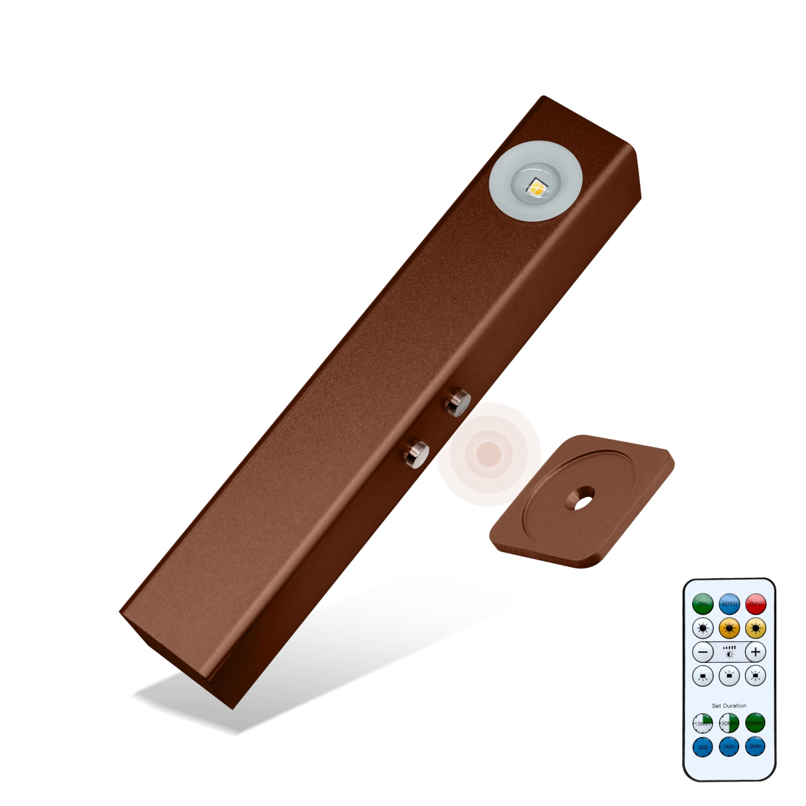 Motion Sensor LED Night Lights, 2500 mAh Rechargeable Battery Operated Indoor Wall Light Without Power Connection with Switch, Wireless Wall Lighting