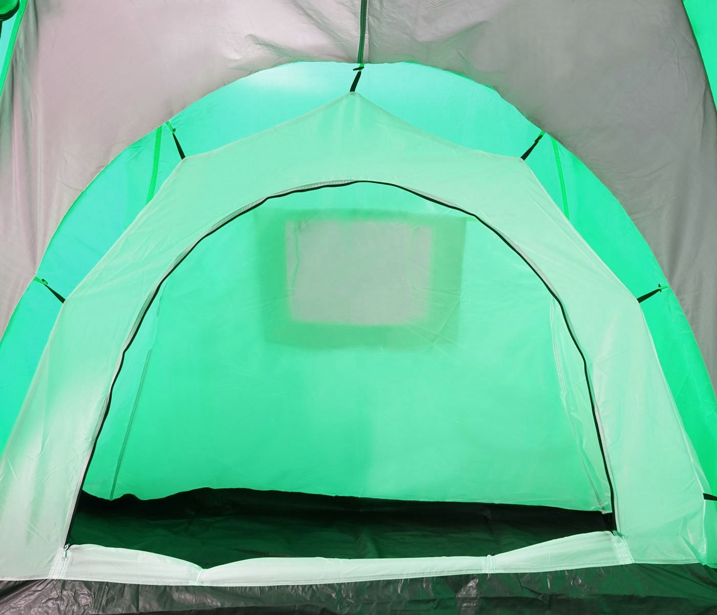 Mendler 6-Mann Campingzelt Loksa-AM - grün | Zelt, Kuppelzelt, Igluzelt, Festival-Zelt, 6 Personen