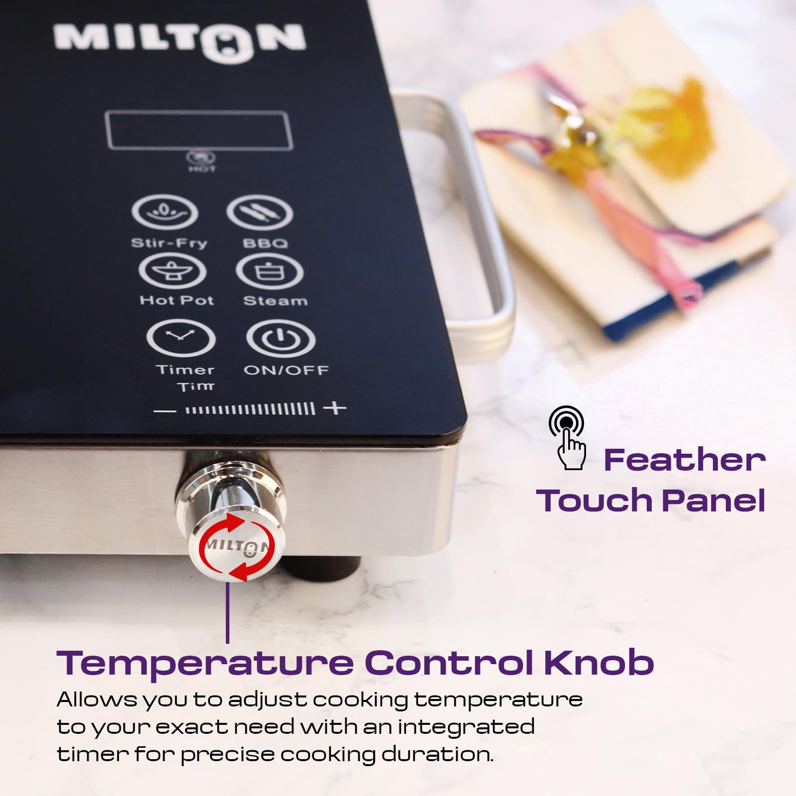MILTON Infrared Cooktop - Fast & Precise Cooking -6