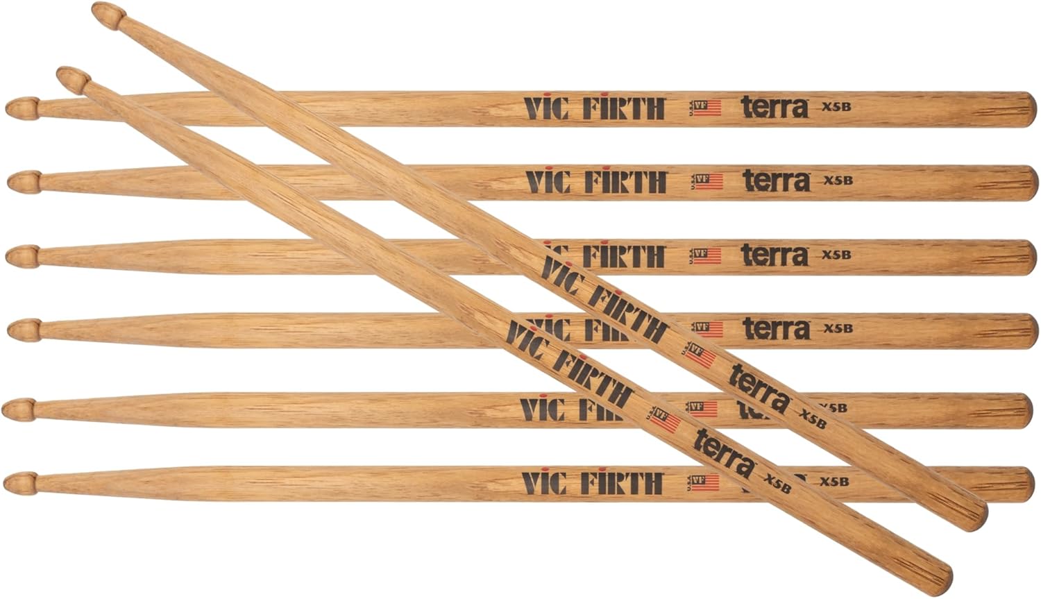 Vic Firth Am Classic X5BT Terra Wood 4 Pair Pack