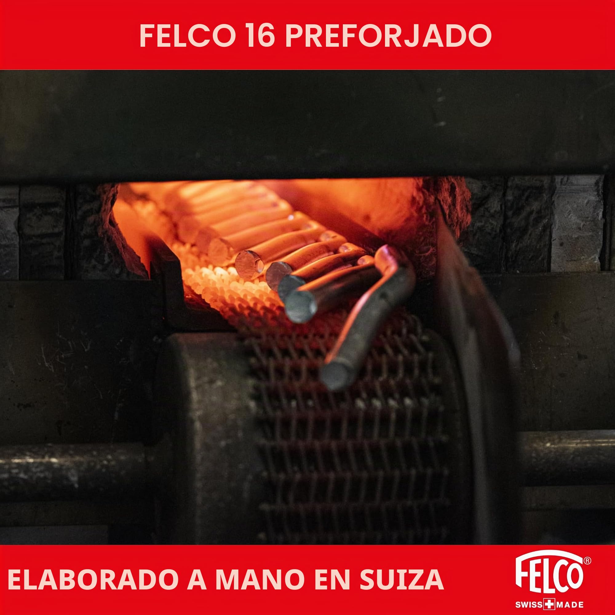 FELCO 16 tijeras de podar para zurdos con manos medianas, corte 20 mm | Versión zurdos con cuchilla de acero templado 42 mm, para cortes precisos en rosas y arbustos. Swiss Made.