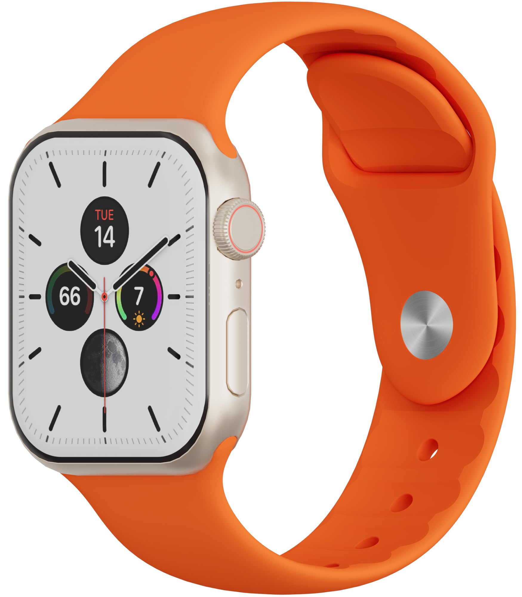 Photo 1 of HeiKe Silicone Sport Band Compatible with Apple Watch Band 49mm 46mm 45mm 44mm 42mm 41mm 40mm 38mm Men Women,Soft Waterproof Wristband Strap for iWatch Series 11 10 9 8 7 6 5 4 3 2 1 Ultra 3 2 1 SE
