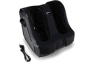 Brookstone Shiatsu Foot and Calf Massager: Ultimate Relaxation for Weary Feet and Calves