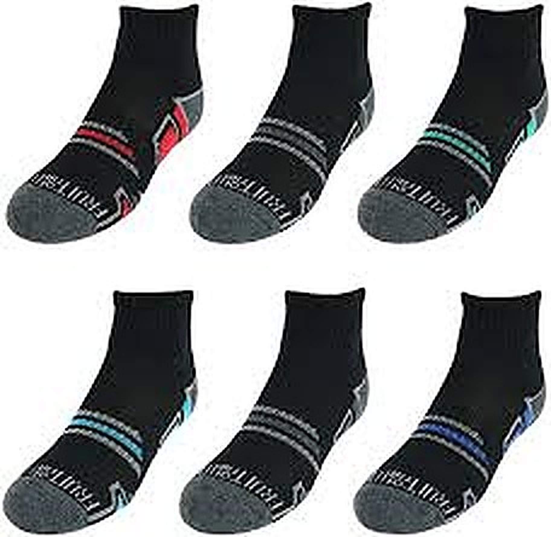 Fruit Of The Loom Girls 6 Pack Everyday Active Ankle Socks, 7.5-9