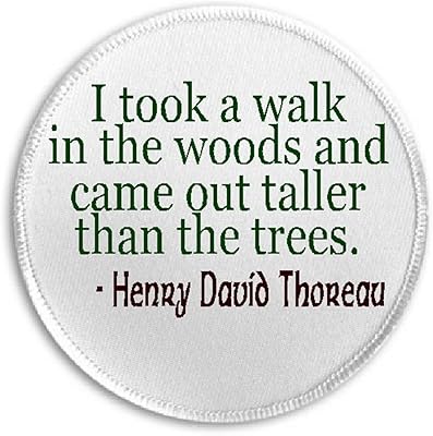 I Took A Walk in The Woods Henry David Thoreau QuoteÂ - 3