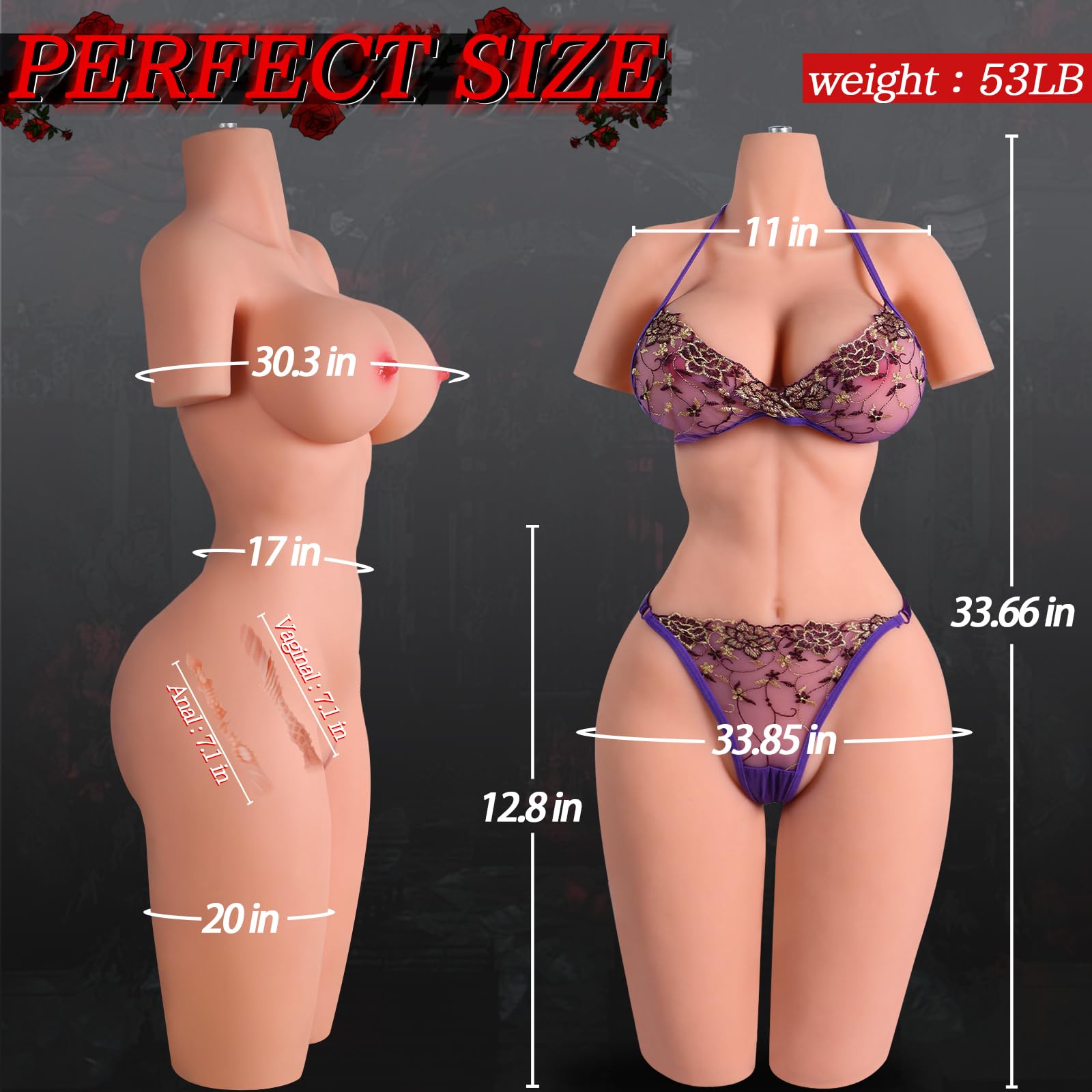 letoor sex doll Stephanie: 42.32lb Full Size Sex Doll Torso Male Masturbator – nastnova