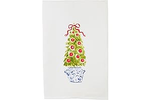 Christmas Topiary Towel: Yuletide Cheer for Your Home