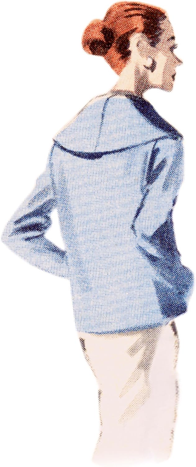 Butterick Easy to Sew Misses' Vintage 1950's Coats Sewing Pattern Kit, Design Code B6957, Sizes 6-8-10-12-14
