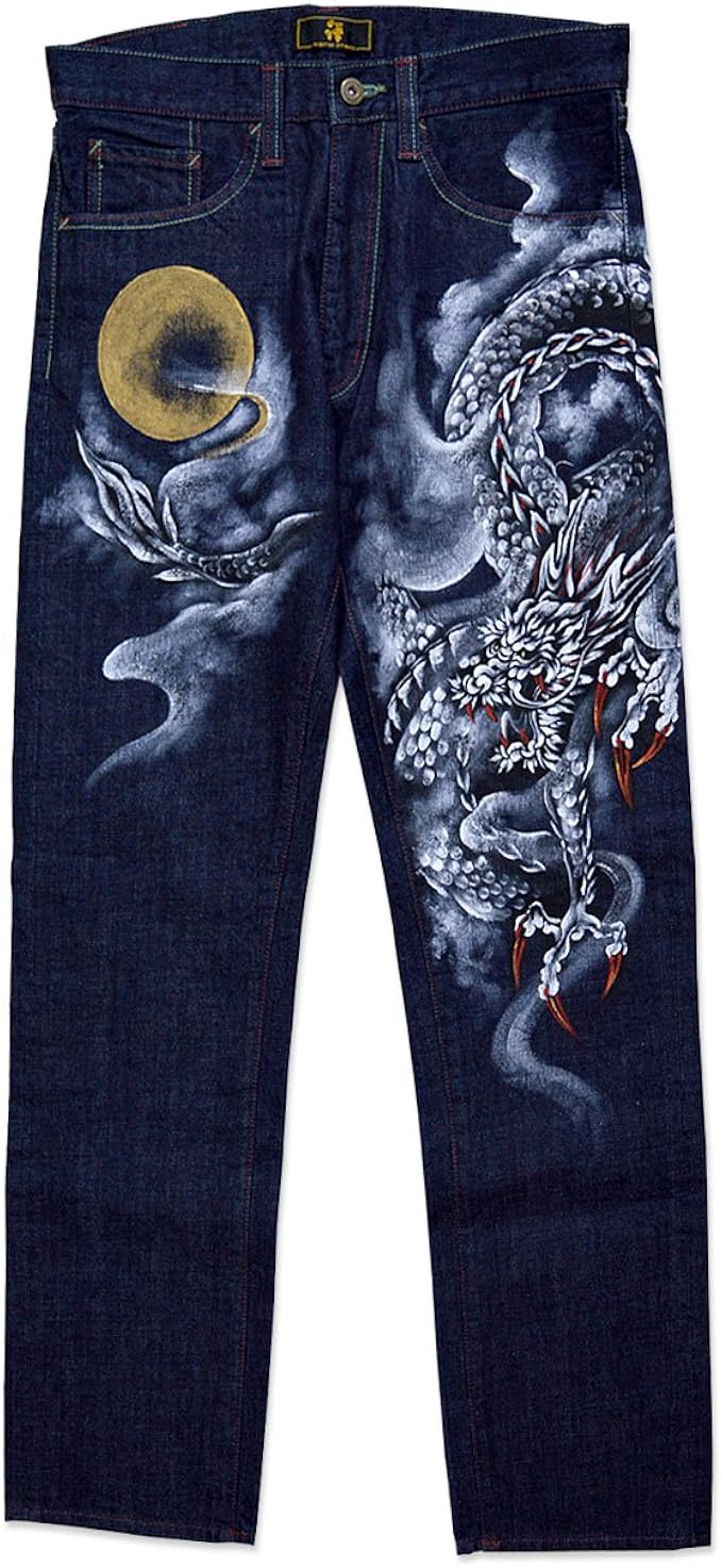 Amazon.co.jp: Zen Hand-painted Denim 