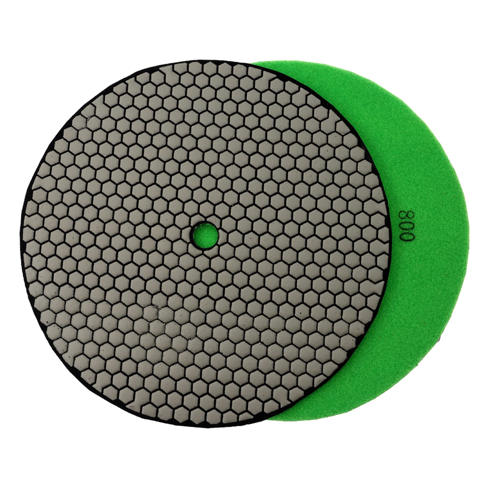 7 Unids/set Almohadilla De Pulido En Seco De 11 Pulgadas Tipo Afilado Almohadillas De Pulido De Diamante Flexible De 280mm Para Disco De Lijado De Piedra De Mármol De Granito,800