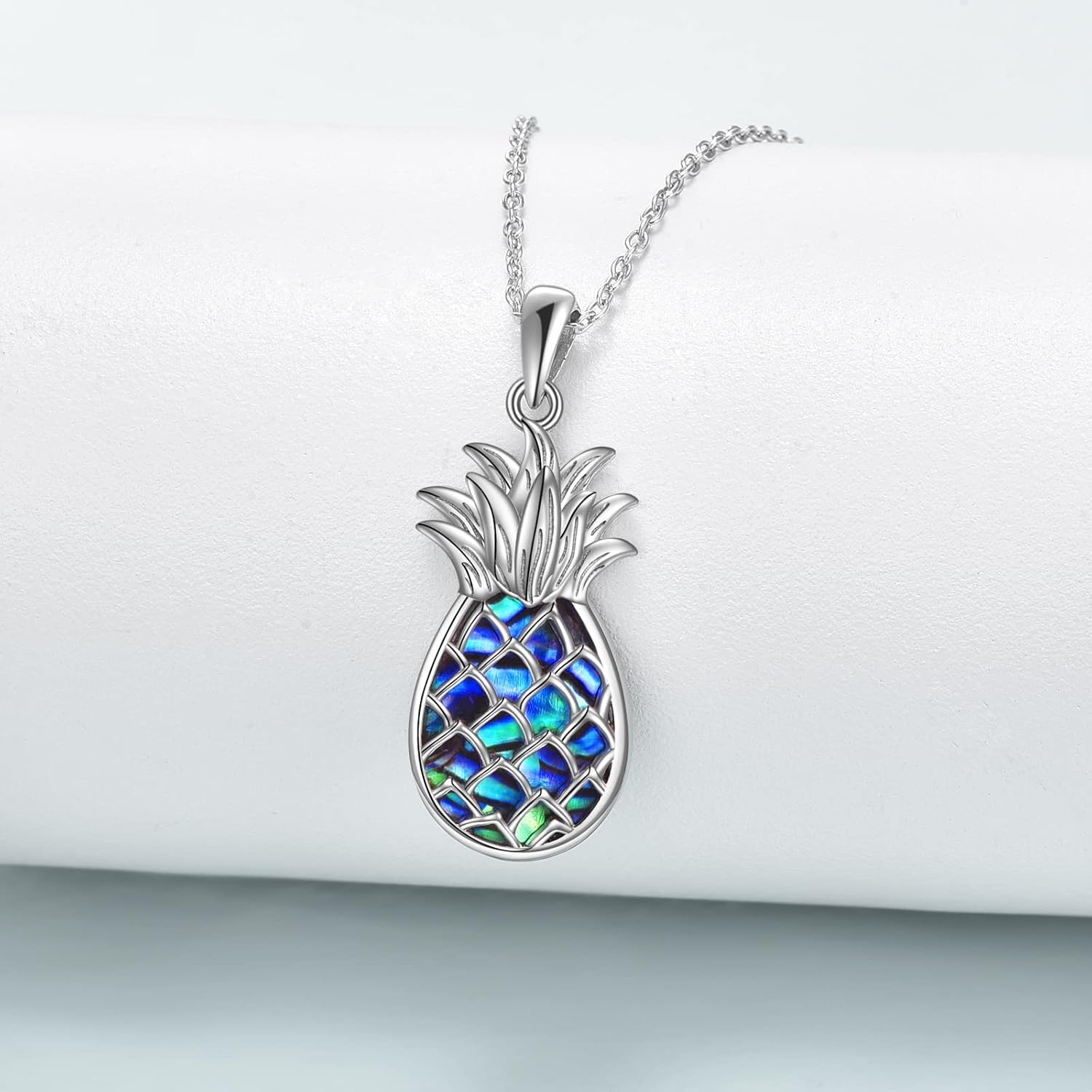 ONEFINITY Sterling Silver Pineapple Necklace Pineapple Pendant Jewelry Gift for Women - Image 3