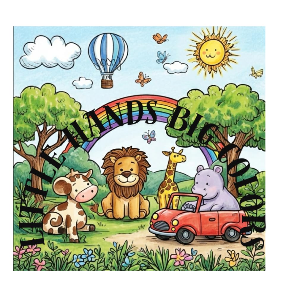 Little Hands Big Colors: A Coloring book for Kids