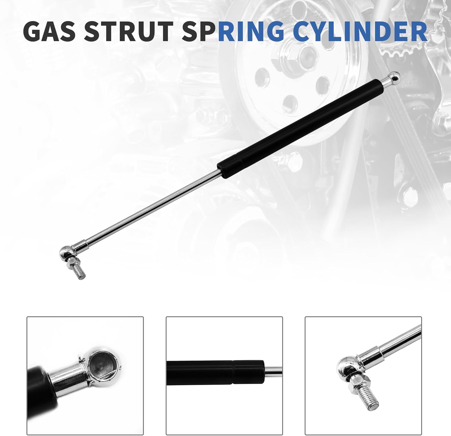 Door Shock Gas Strut Arm Spring 7142371 Compatible with Bobcat Loaders A770 S450 S510 S530 S550 S570 S590 S595 S630 S650 S740 S750 S770 S850 T450 T550 T590
