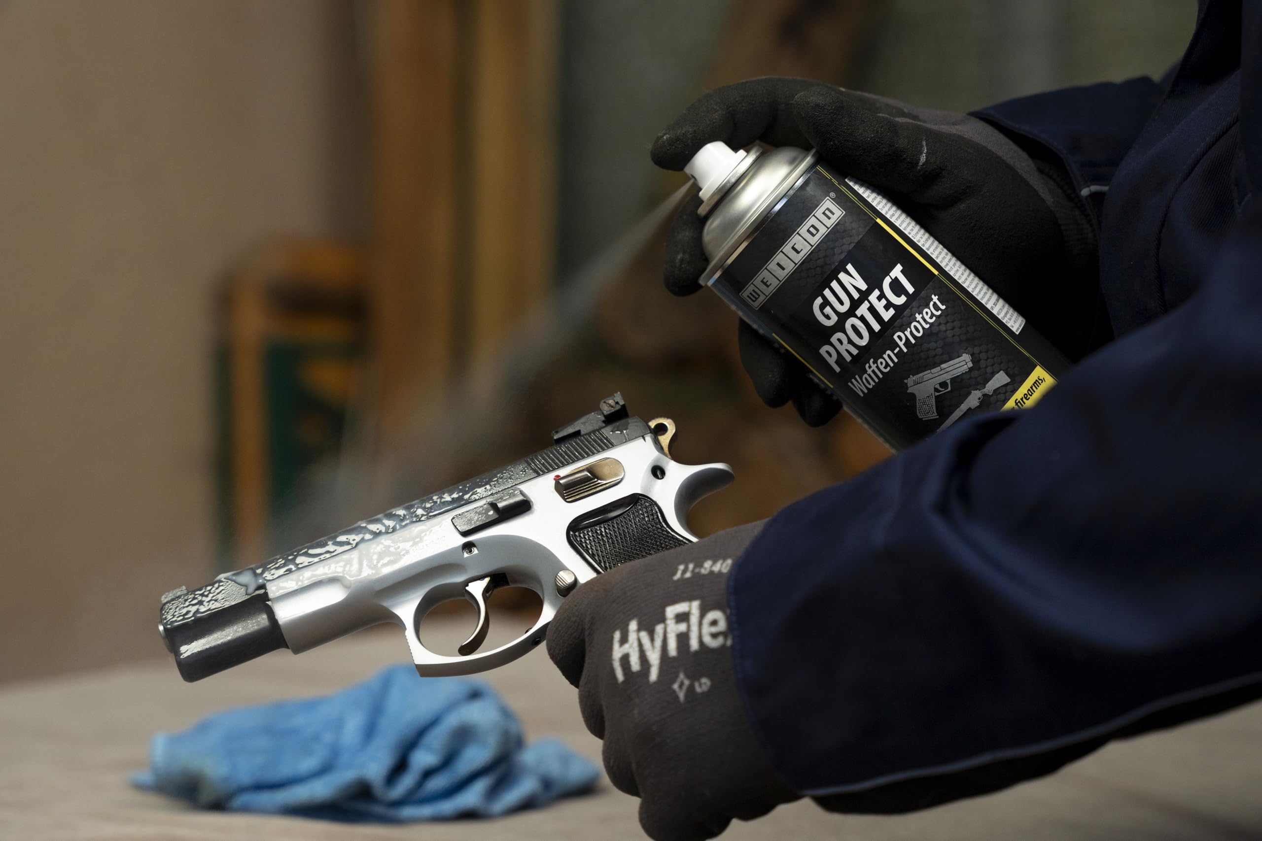 WEICON Waffen Protect 400 ml, preparat antykorozyjny do broni, ochrona przed rdzą i wilgocią, idealny do długotrwałej konserwacji broni