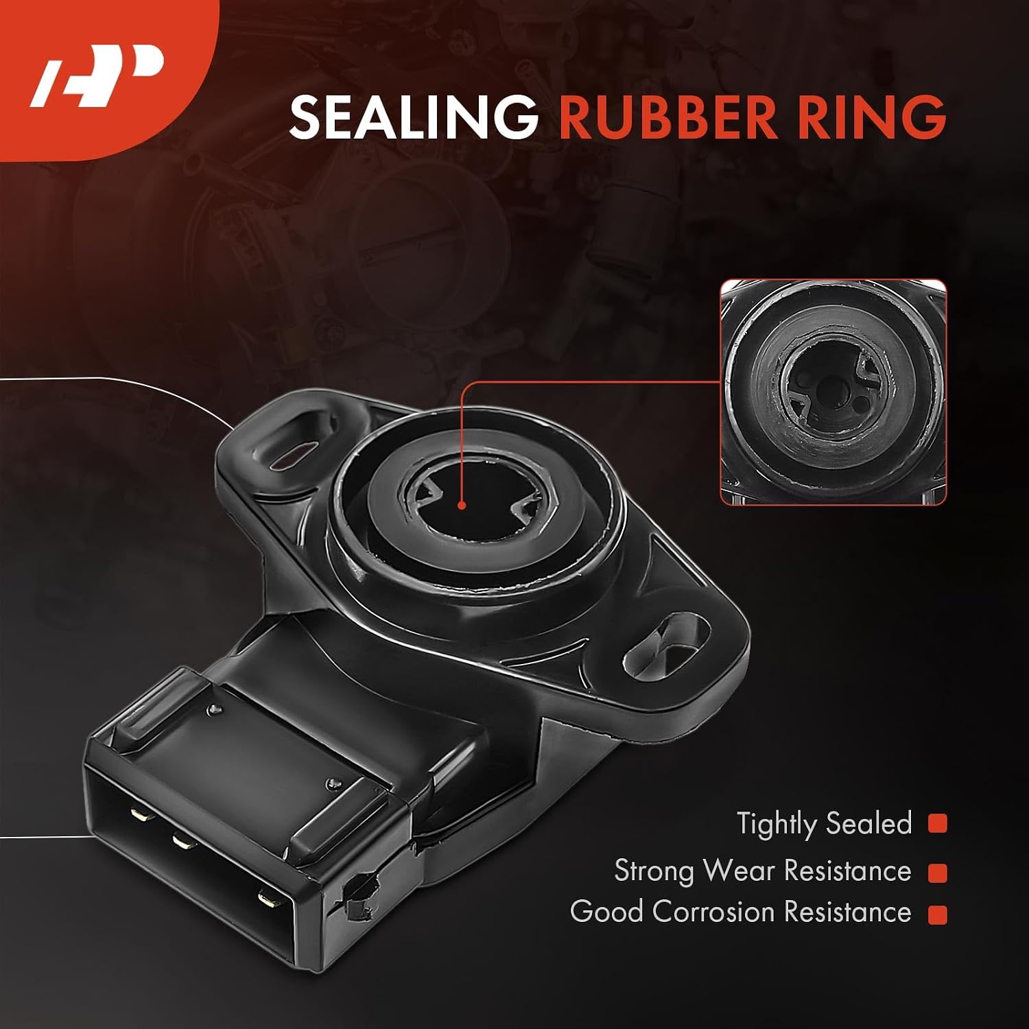 A-Premium TPS Throttle Position Sensor Compatible with Chrysler Sebring 2001-2005 & Mitsubishi Eclipse 1999-2005, Galant 1999-2004, Montero Sport & Dodge Stratus, Replace# MD628077, 158-0615