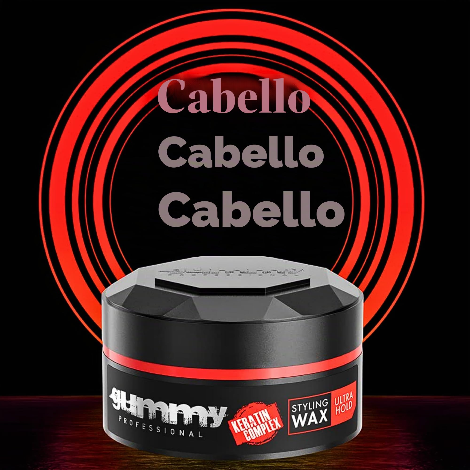 Gummy Professional Grooming Box Styling Wax Ultra Hold 150 ML (x4)