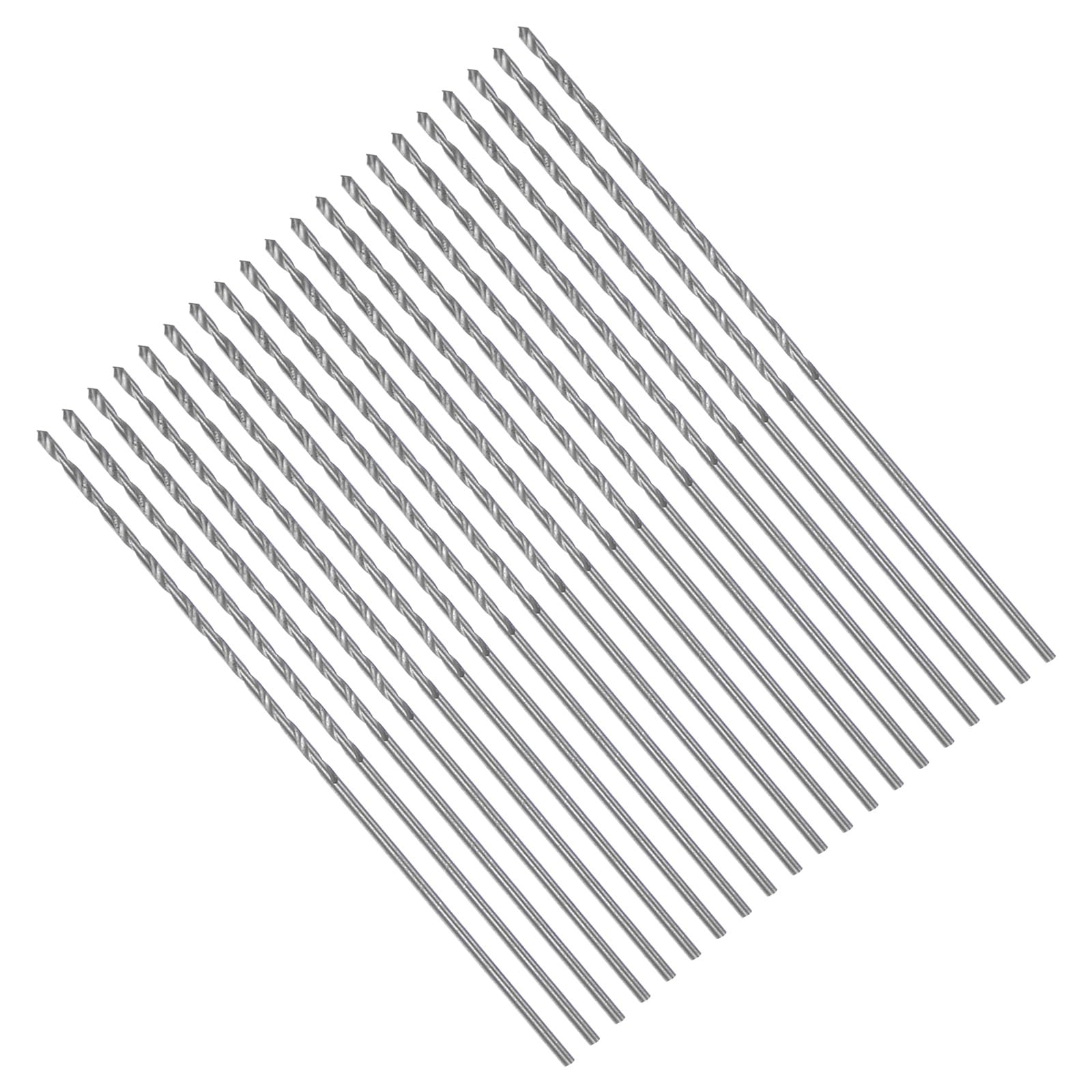 CoCud Long Twist Drill Bits, 1mm Cutting Diameter 0.04" Shank 0.98" Blade Length