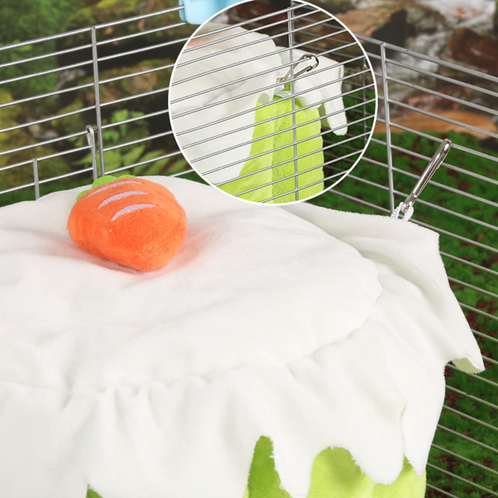 Per Coniglietti Per Furetto Appendibile A Forma Di Torta | Lettino senza Fondo per Cincillà Adatto A Criceto Cincillà Coniglio Furetto Gerbillo Scoiattolo Volante Gabbia
