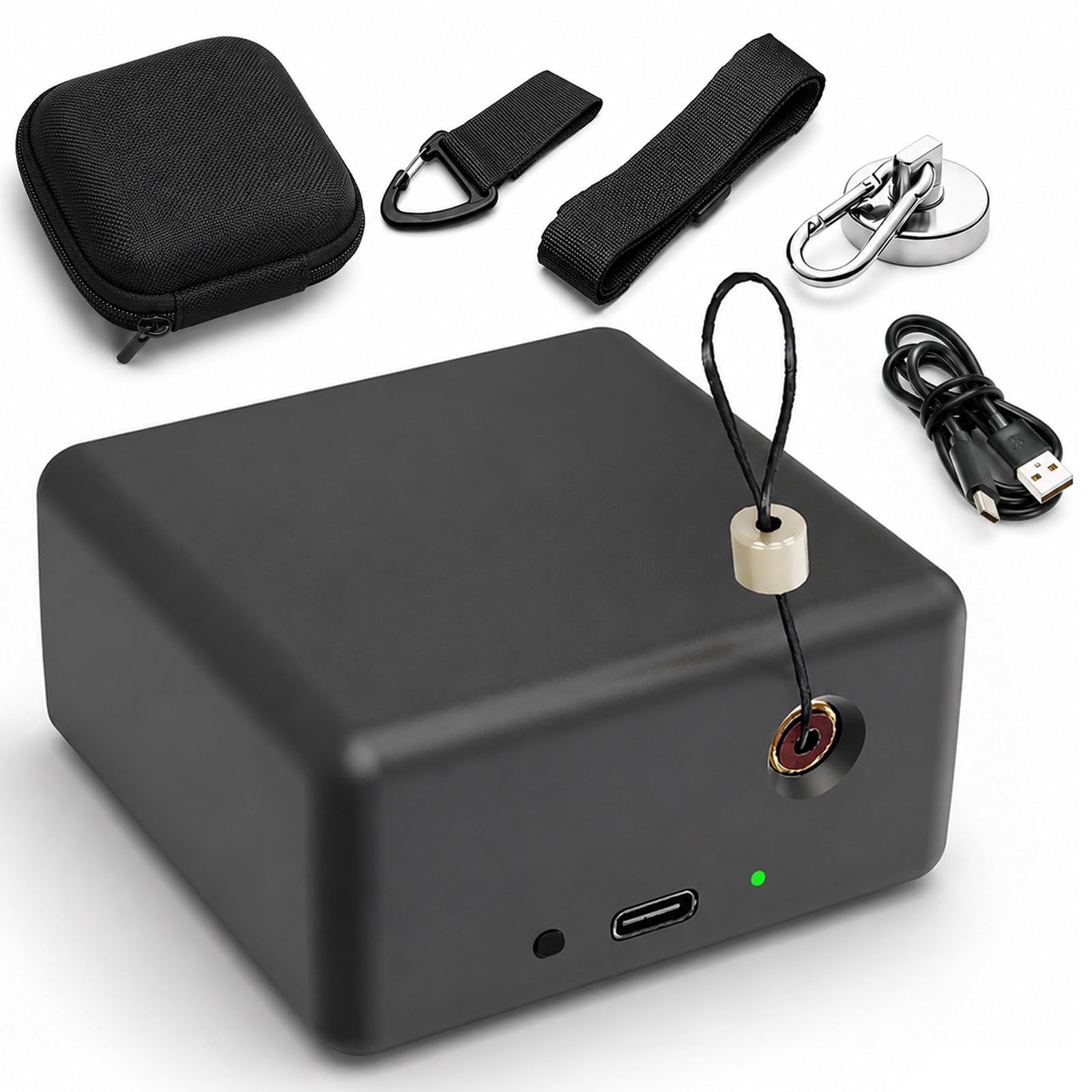 vnmudzeo Linear Speed Tracker for Gym & Team – Velocity Based Training Device,±1mm Accuracy,App Digital Display,5M Retractable Cable