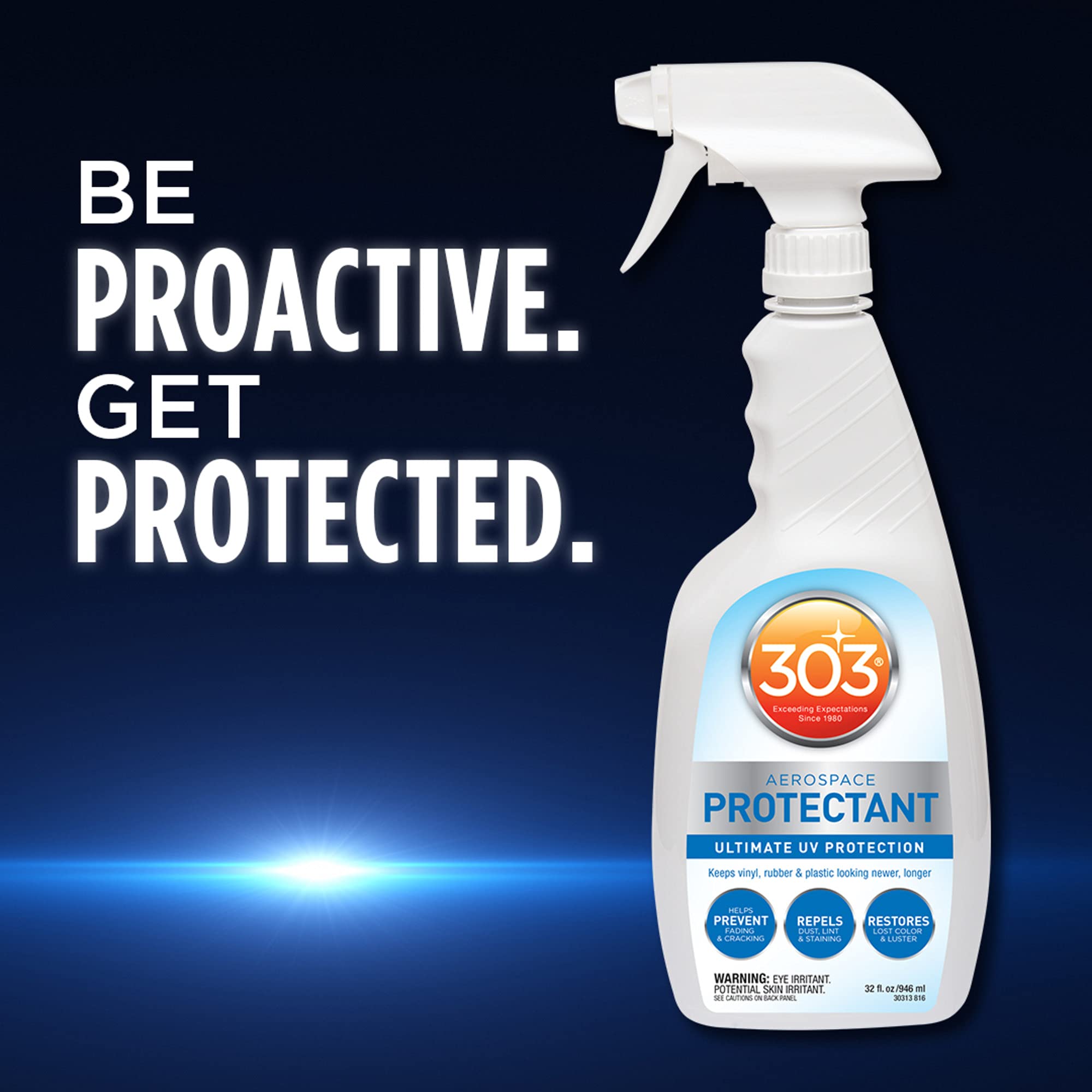 303 UV Protectant Spray Ultimate UV Protection Helps Prevent Fading