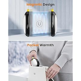 Gaiatop Magnetic Hand Warmers Rechargeable 2 Pack, 3 Settings Cute Pocket Penguin, Fast Hot Hands Reusable Portable Electric Heater for Camping Hunting Golf, Stocking Stuffers Gifts for Women Men