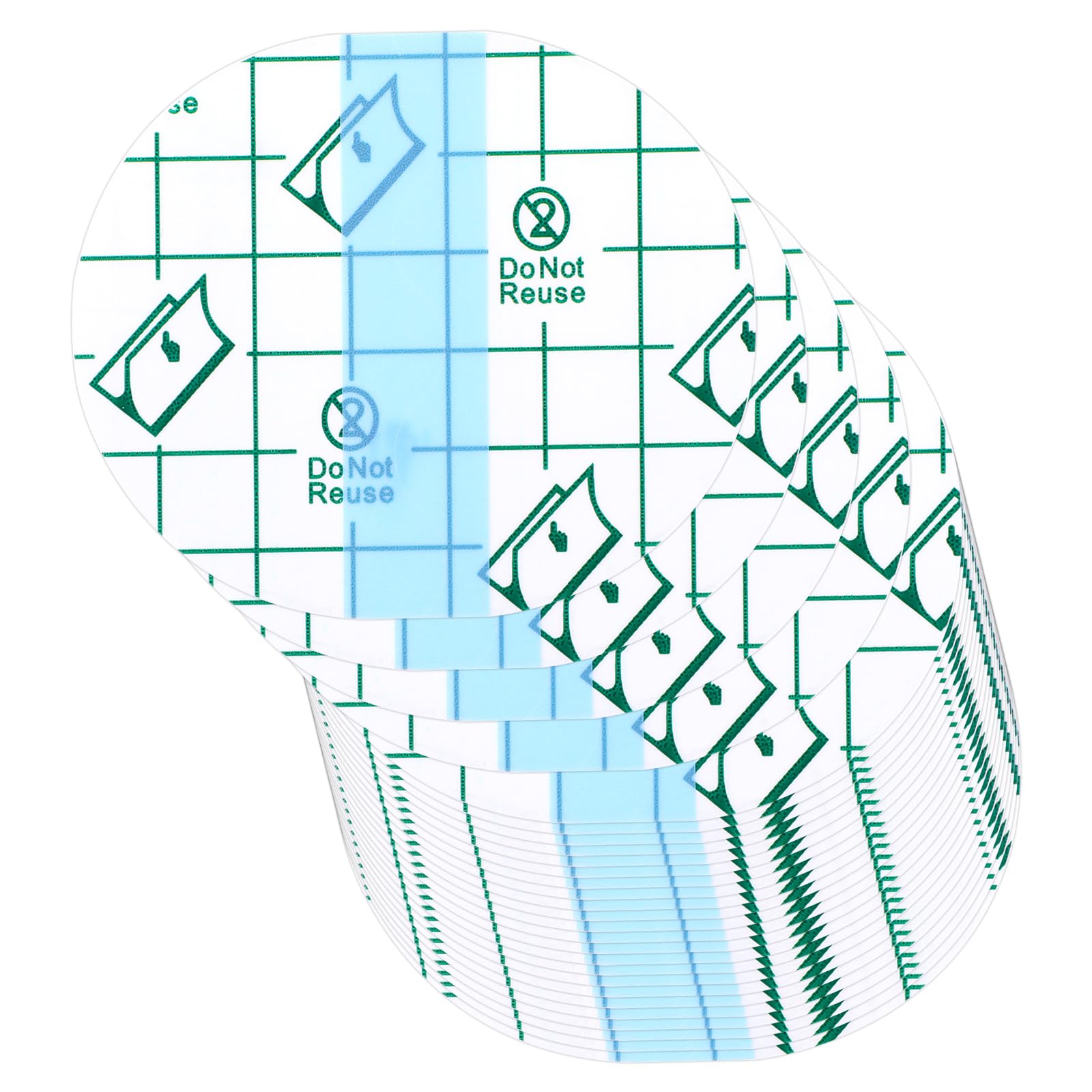 100Pcs Tattoo Aftercare Waterproof Bandage, Transparent Adhesive Stretch Bandage Film Dressing Cover Second Skin Tattoo Cover for Wound Dressing, Swimming 2.5 Inch