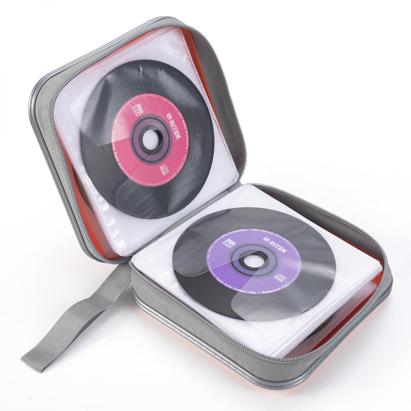 Amazon.com: alavisxf xx CD Case, 48 Capacity Hard Plastic Zipper