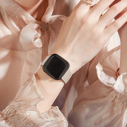 Miniatura 7 de Correas Tobfit compatibles con Fitbit Versa 2 y Fitbit Versa, Versa Lite, Versa Special, repuesto suave, accesorios de correas deportivas para mujer