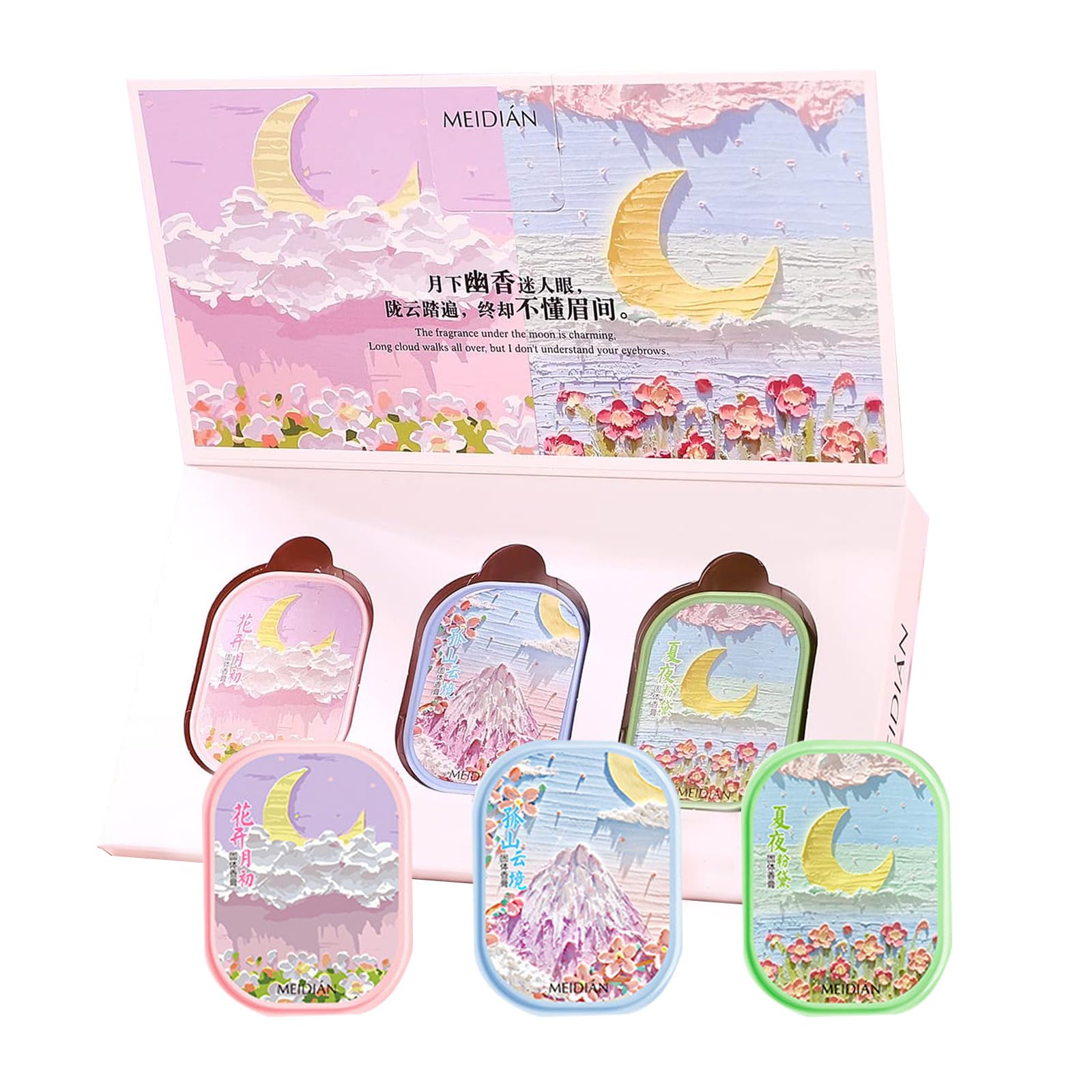 Gireatick 3 Pack Solid Perfume Balm Set - solid perfumes | Mubboo