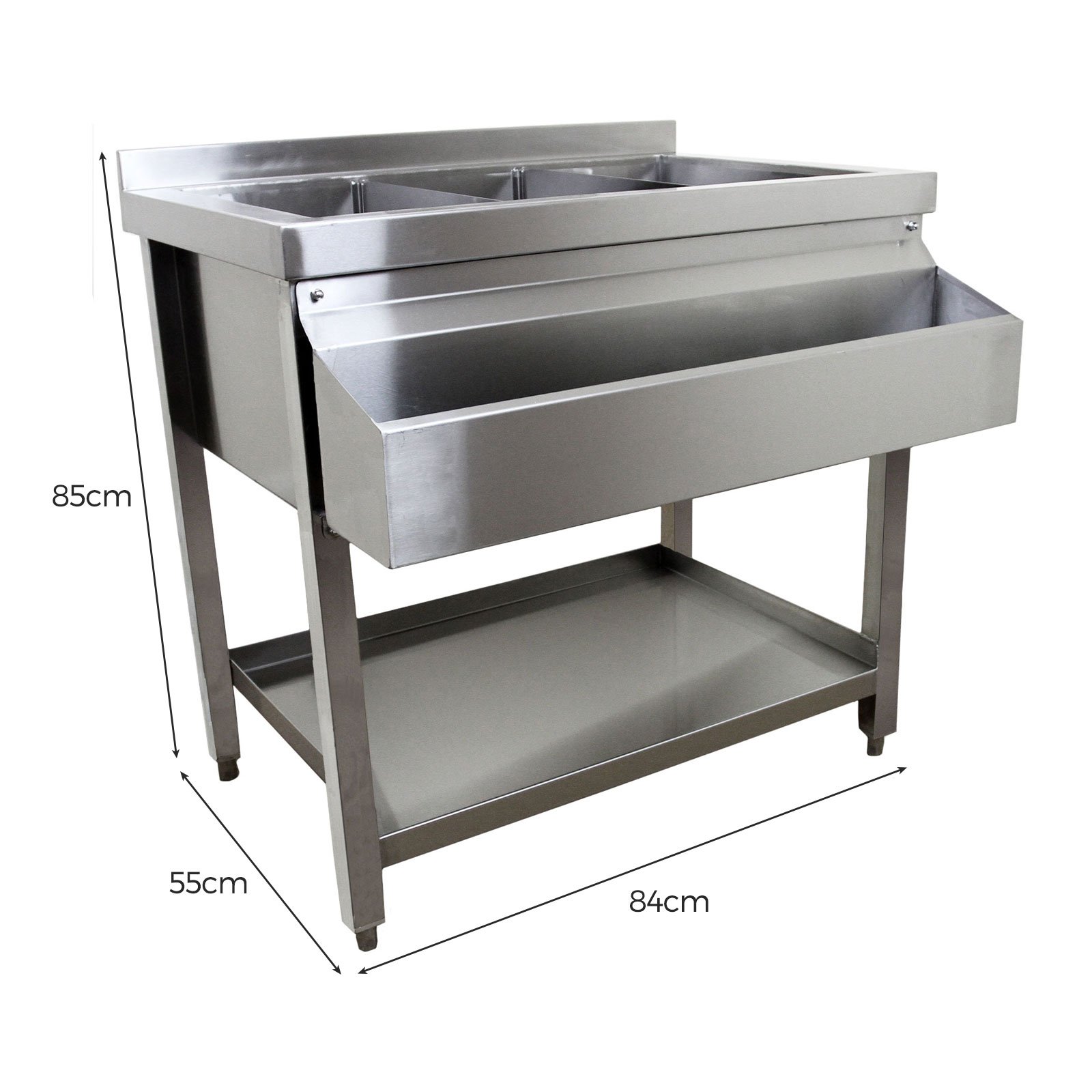 Buy KuKoo Cocktail Bar Station Free Standing Stainless Steel Bar Sink