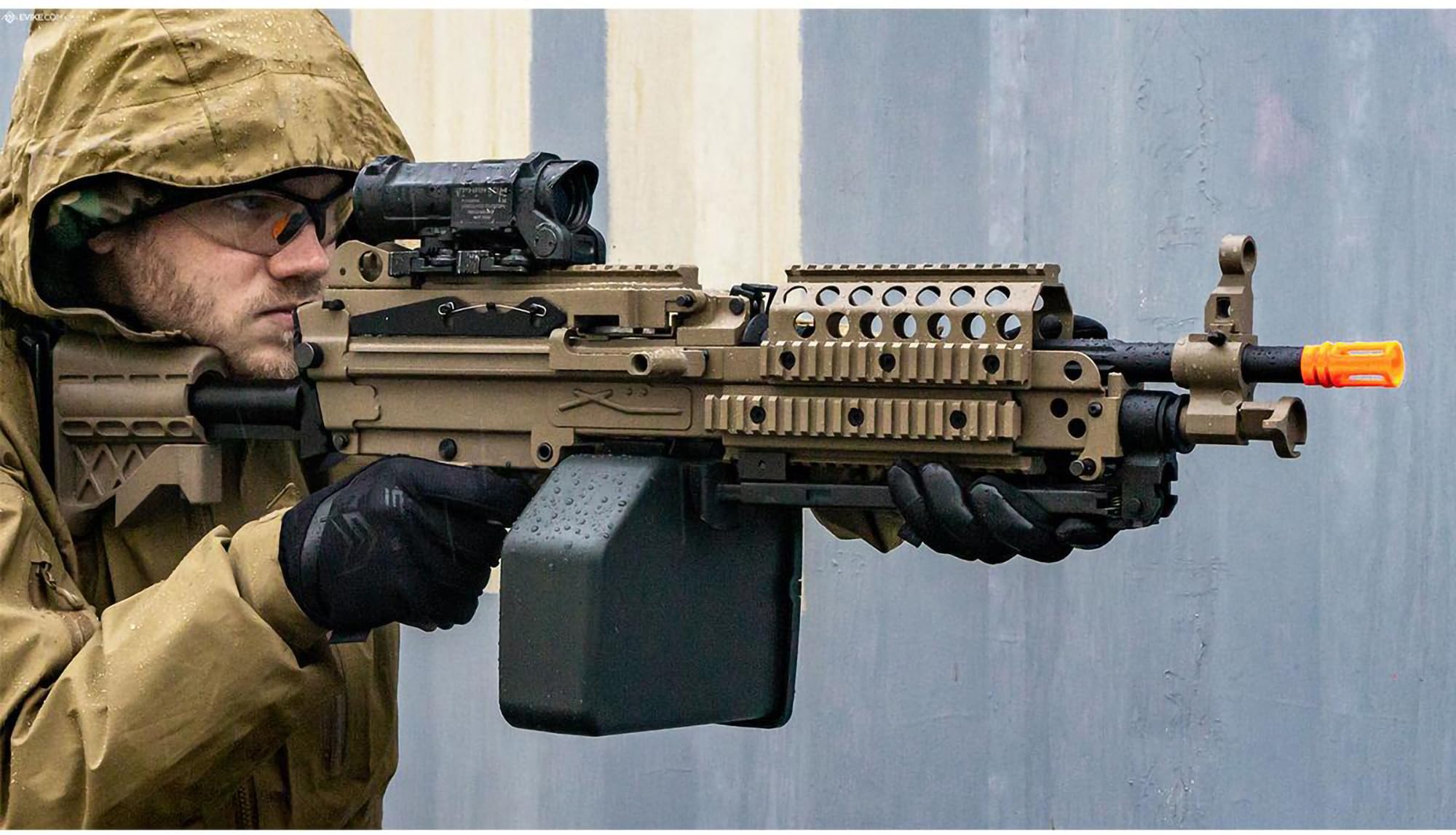 Amazon.com : Evike Airsoft - A&K/Cybergun FN Licensed M249 Minimi