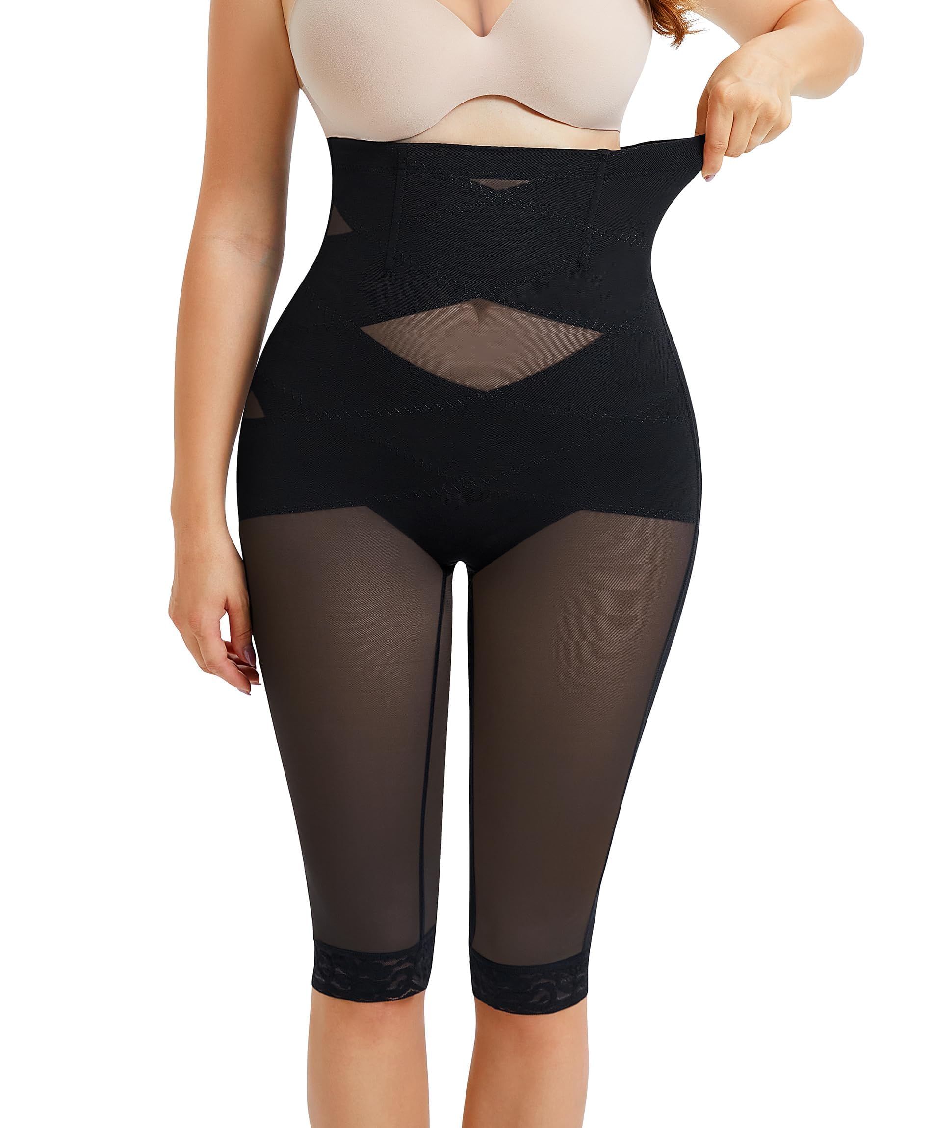 Gotoly Culotte Gainante Femme Ventre Plat Taille Haute Panty Gainant Invisible Gaine Amincissante Cuisse Culottes Sculptantes Shorts Minceur Shapewear