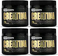 Kit 4x Creatina Beta Alanina e Glutamina 100g (cada) Pro Corps