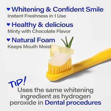TOOSTY Lemon Sorbet Toothpaste 80g Natural Citrus Flavor Gentle Whitening Clean Vegan Certified Free from 14 Harsh Ingredients Daily Fresh Oral Care
